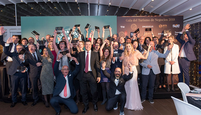 Ganadores de los Premios Business Travel IBTA 2018
